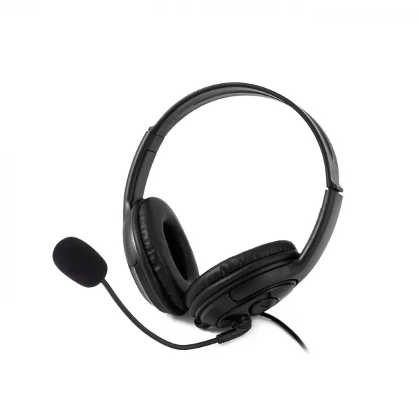 Coolbox Coolchat U1 - Auriculares USB con Micrófono Ajustable