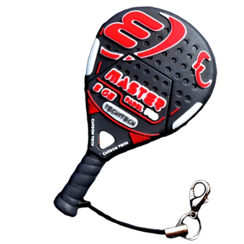 TechOneTech Raqueta Padel Roja USB 2.0 32GB Pendrive