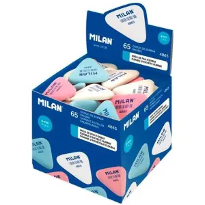 Milan Goma 4865 Miga De Pan Flexible Triangular Pequeña Caja Expositora 65 Ud