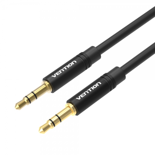 Vention Cable Estereo Jack 3.5 Macho A Jack 3.5 Macho - 0.5M - Color Negro