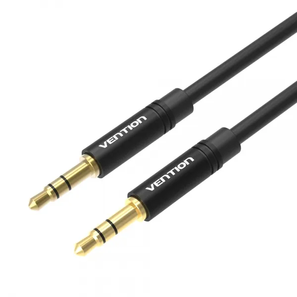 Vention Cable Estereo Jack 3.5 Macho A Jack 3.5 Macho - 0.5M - Color Negro