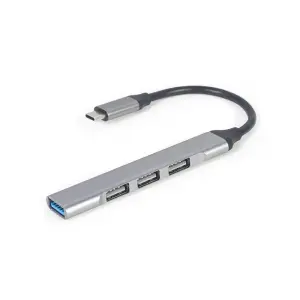 Gembird Hub USB-C 4 Puertos, 1 x USB 3.0 y 3 x USB 2.0