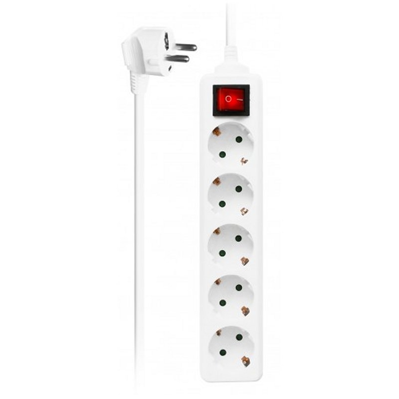 Ewent Ew3916  Regleta 5 Tomas / 1 Interruptor 1.5M