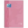 Oxford Cuaderno Classic Europeanbook 1 Write & Erase 80H A4+ Microperforado Rosa Chicle - Pack 5 Ud.