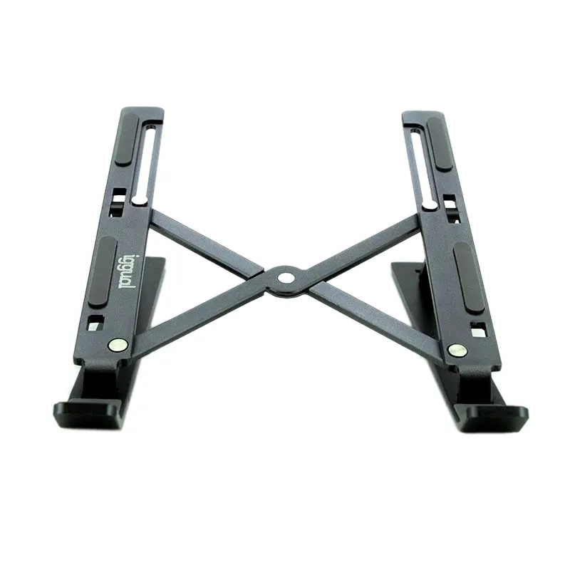 iggual Soporte Elevador Plegable Portátil 17" Gris