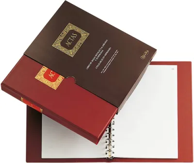 Miquelrius Libro De Actas DIN A4 Natural 100 Hojas Removibles