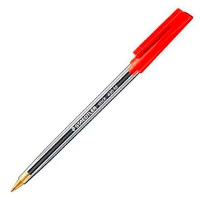 Staedtler Bolígrafo Stick 430 Rojo - Escritura Precisa Y Fluida