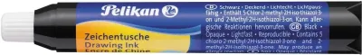 Pelikan Pipeta de Tinta China 9ml Negra para Dibujo y Caligrafía Resistente al Agua