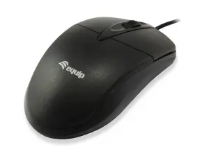 Equip Mouse Óptico USB 3 Botones Negro 1000 DPI