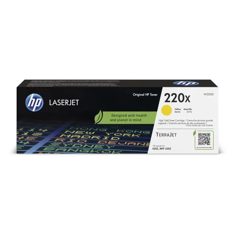 HP Cartucho de Tóner Original Amarillo 220X W2202X
