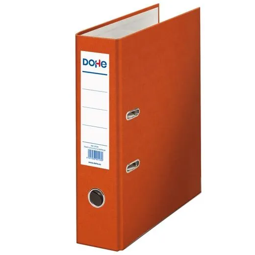 Dohe Archivador Palanca Archicolor Folio Lomo Ancho Rado Cartón Forrado Pp Naranja