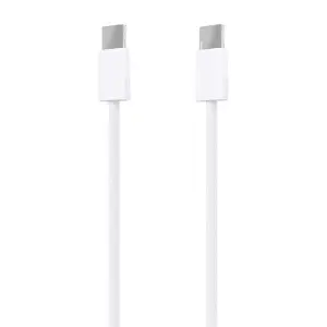 Aisens Cable USB 2.0 3A 60W Tipo USB-C/M a USB-C/M Blanco 1,0m