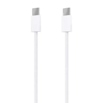 Aisens Cable USB 2.0 3A 60W Tipo USB-C/M a USB-C/M Blanco 1,0m