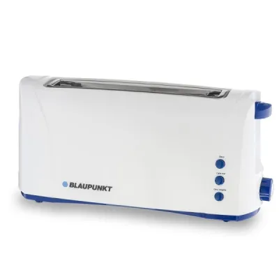 Blaupunkt Tostadora Ranura Larga 1000W - 6 Niveles de Tostado - Recalentar y Descongelar - Color Blanco