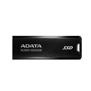 A-DATA SC610 2TB SSD Externo USB 3.2 Gen2 Negro