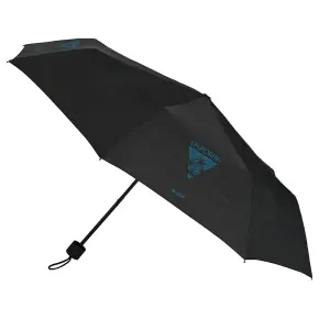 Safta Paraguas Manual 98cm 8 Paneles PVC Poliester Nervios Acero 8mm Color Negro