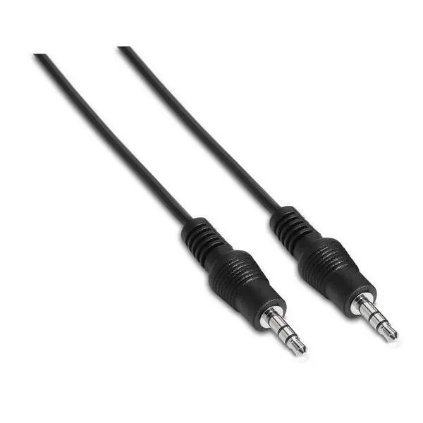 Aisens Cable Audio Estereo - Jack 3.5/M-Jack 3.5/M - 0.3 M - Color Negro