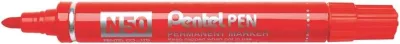 Pentel N50 Rotulador Permanente 4.3mm Resistente al Agua y Luz Color Rojo