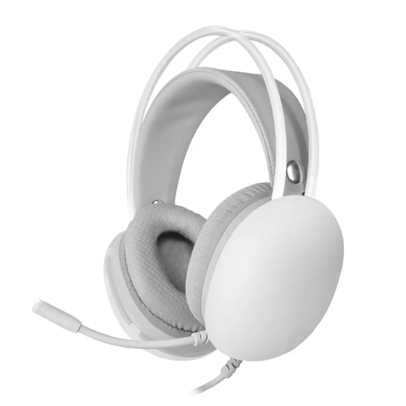Mars Gaming MH-GLOW White: Auriculares con Sonido Ultra-Bass 3D