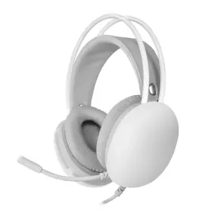 Mars Gaming MH-GLOW White: Auriculares con Sonido Ultra-Bass 3D