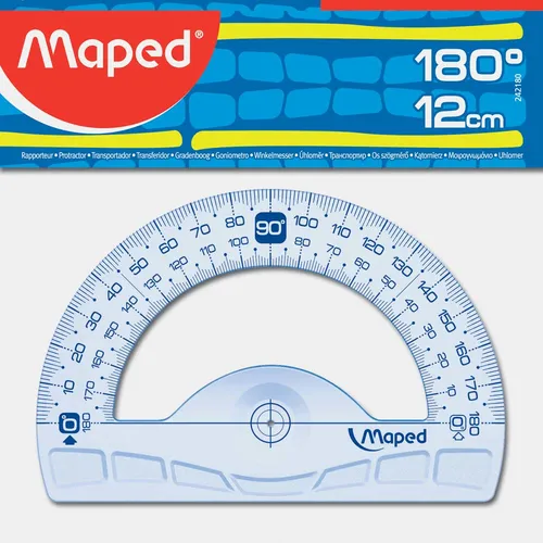 Maped Transportador Geometric 180º Base De 12 Cm