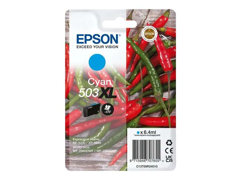 Epson 503Xl Cyan Cartucho De Tinta Original - C13T09R24010