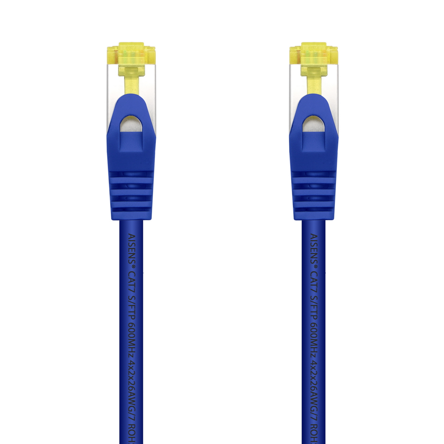 Aisens Cable De Red Latiguillo Rj45 Lszh Cat.7 600 Mhz S/Ftp Pimf Awg26 - 2.0M - Color Azul