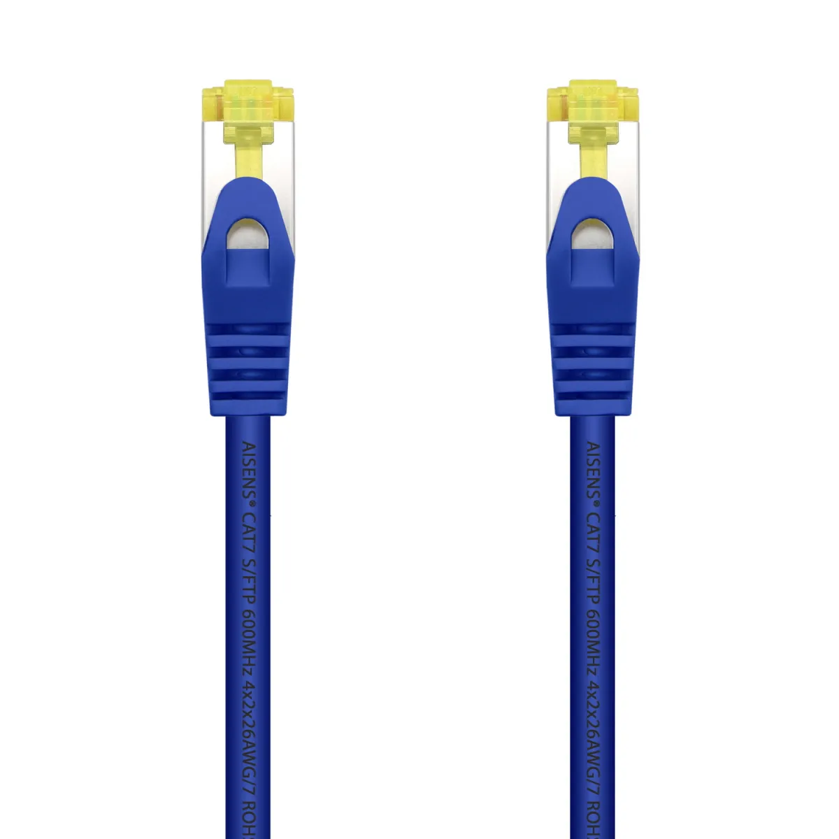 Aisens Cable de Red Latiguillo RJ45 LSZH Cat.7 600 MHz S/FTP PIMF AWG26 - 1.0M - Color Azul