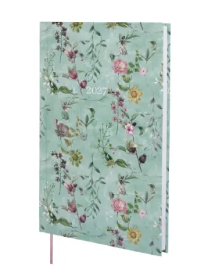 Finocam Agenda Profesional Botanic 2027 - Semana Vista Vertical 140x204mm Tapa Dura