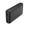 Hama Powerbank 20000mAh - Batería Externa de Polímero de Litio - USB-C, USB-A, Carga Rápida, 3 Salidas, Color Gris