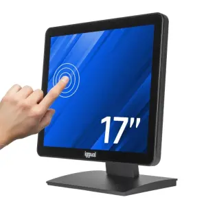iggual Monitor Táctil Capacitivo 17" con Conexiones VGA, HDMI y USB