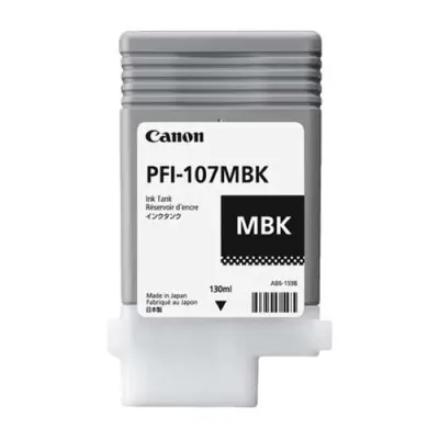 Canon PFI107 Cartucho de Tinta Original Negro Mate - PFI107MBK/6704B001