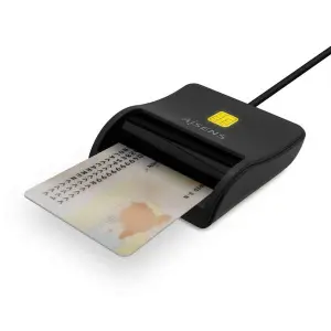 Aisens Lector De Tarjetas Inteligente DNI USB-C Negro