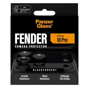 PanzerGlass Fender Camera Protect para iPhone 18 Pro - Negro