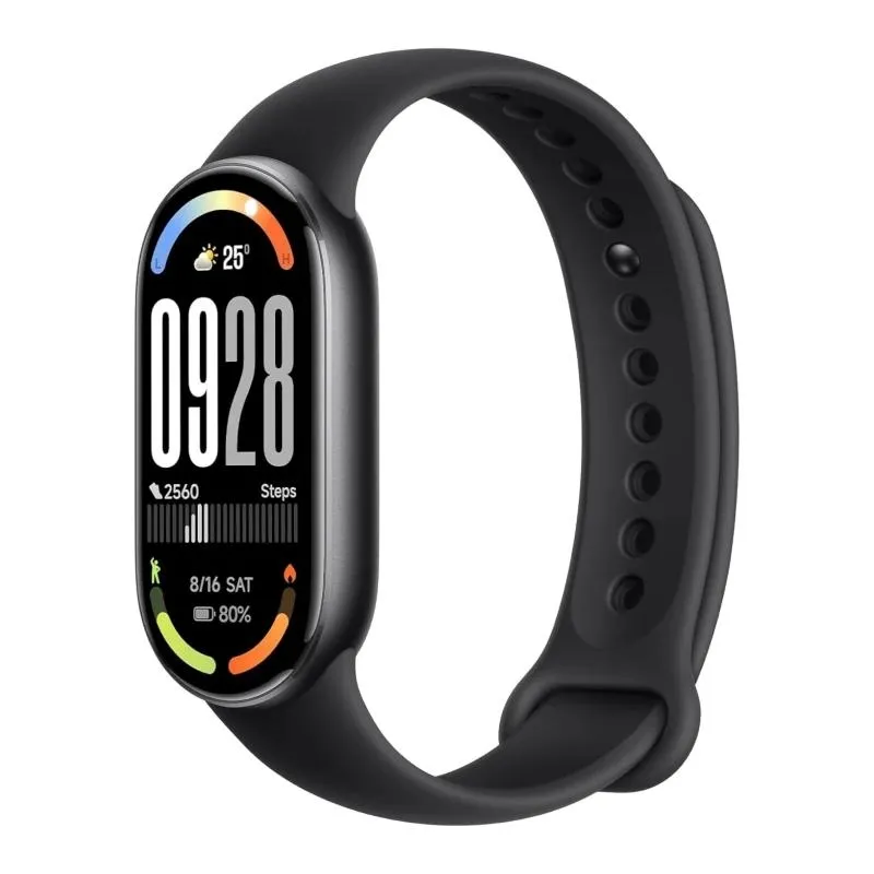 Xiaomi Mi Smart Band 10 - Pulsera de Actividad 1.72" AMOLED - Bluetooth 5.4 - 150+ Modos Deportivos - Salud - Autonomía 21 Días - Negro