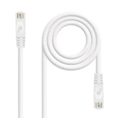 Nanocable Cable de Red RJ45 LSZH Cat.6a UTP AWG24 1m Blanco