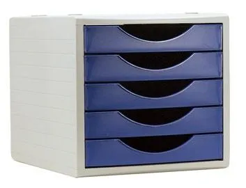Archivo 2000 Módulo Archivotec 5 Cajones Formato DIN A4 Azul 340x270x260 mm
