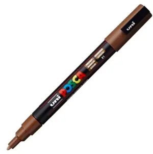 Posca Marcador PC-3M Punta Cónica 0,9 - 1,3 mm Marrón