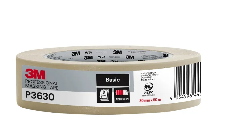 3M Cinta De Enmascarar Profesional - 30Mm X 50M - 70% Pefc - Color Blanco