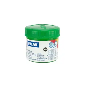 Milan Bote de Témpera 40ml Secado Rápido Mezclable Color Verde Claro