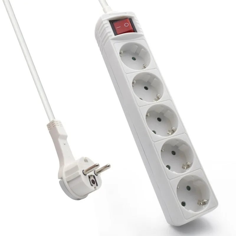 Ewent Ew3955  Regleta 5 Tomas / 1 Interruptor 1.5M