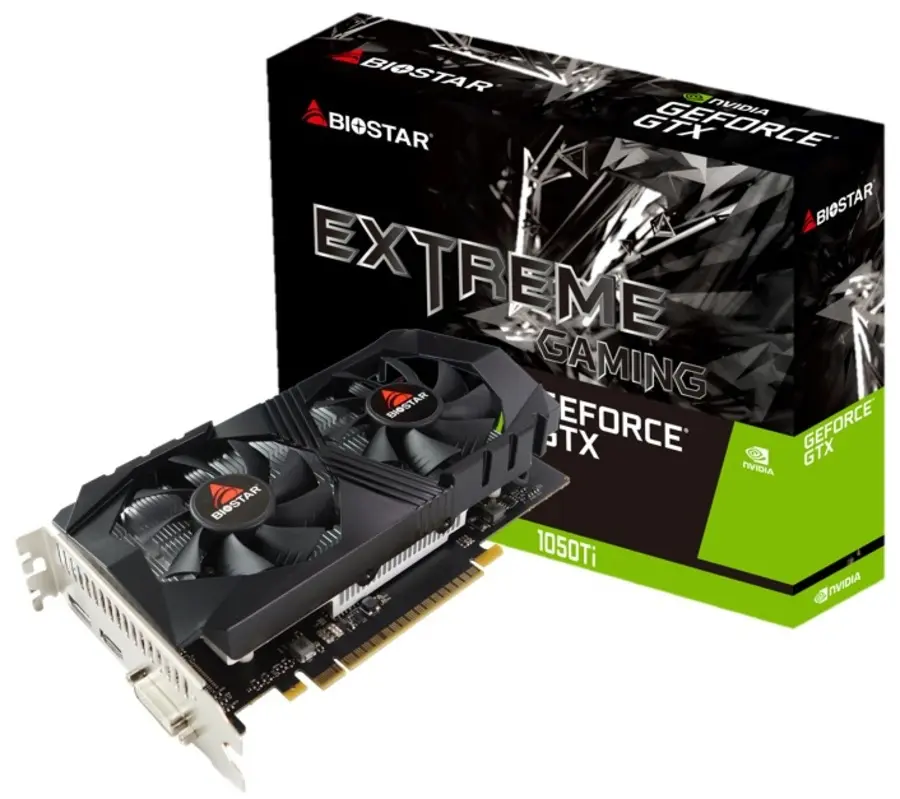 BIOSTAR GeForce GTX 1050 Ti 4GB GDDR5, 1xDP, 1xHDMI, 1xDVI, 7008MHz, 128bit