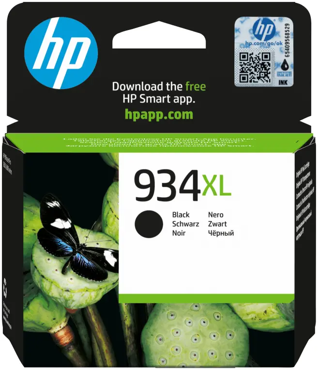 HP Cartucho de tinta original 934XL de alta capacidad negro