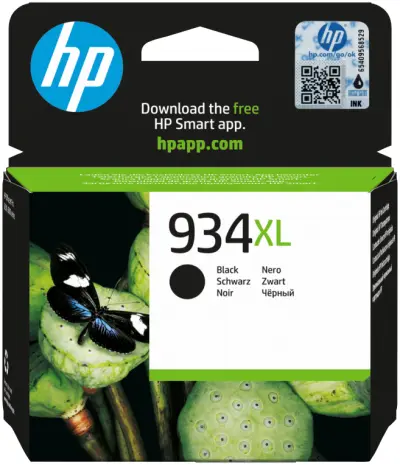 HP Cartucho de tinta original 934XL de alta capacidad negro