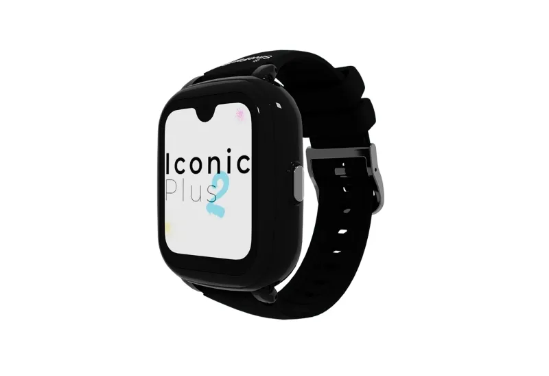Savefamily Reloj Inteligente Smartwatch Infantil Iconic Plus 2 Con Gps Y Llamada - Ip67 - Bateria 850Mah - Ia - Color Negro