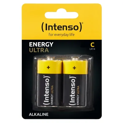 Intenso Pila Alcalina Energy Ultra CLR14 Pack de 2