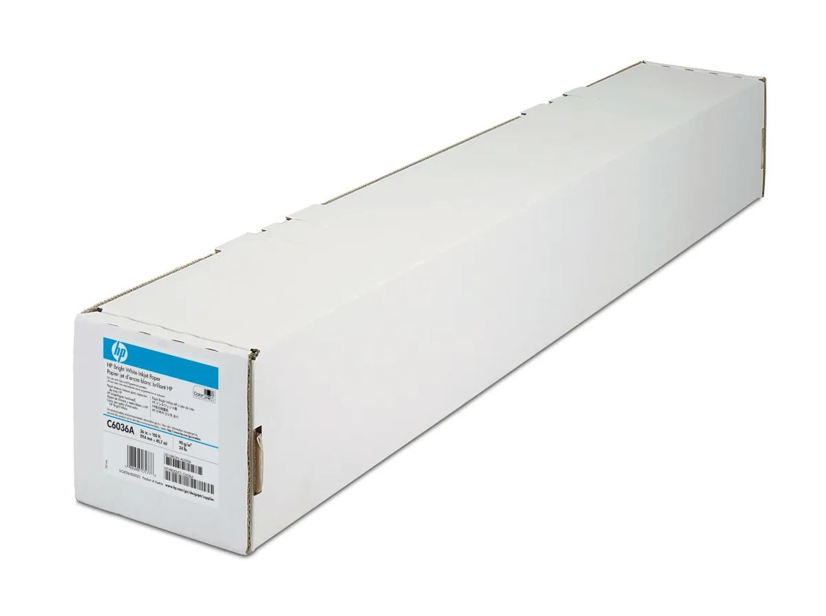 HP Papel Blanco Brillante 36" x 45M x 914MM 90G A0