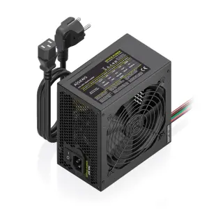 Aisens Fuente de Alimentación 500W ATX con Ventilador de 120mm - Color Negro