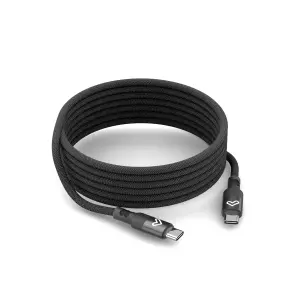 Energy Sistem Cable USB-C 2.0 Magnet Roll - 60W, 480Mbps, 1.5 Metros, Negro