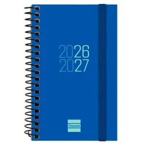 FINOCAM AGENDA ESPIR PARA ESTUDIANTES ESPIRAL E3-79X127MM SVH AZUL CURSO 2026-2027